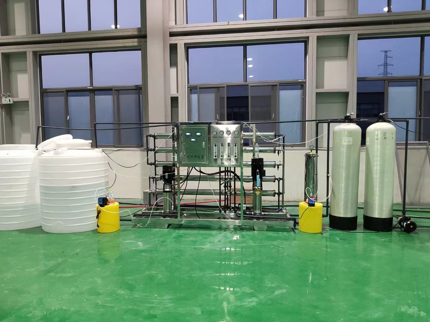 軟化水設(shè)備 施工案例